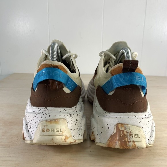 Sorel Alfred Kinetic Breakthru Tech Lace Sneaker White Shoes Women's Size 10.5 - Picture 4 of 7